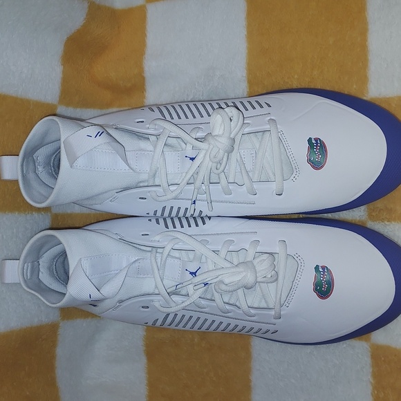 Florida Gator PE Team Issued Jordan Vapor Edge Pro 360 Football Cleat Size 12.5 - Picture 5 of 5